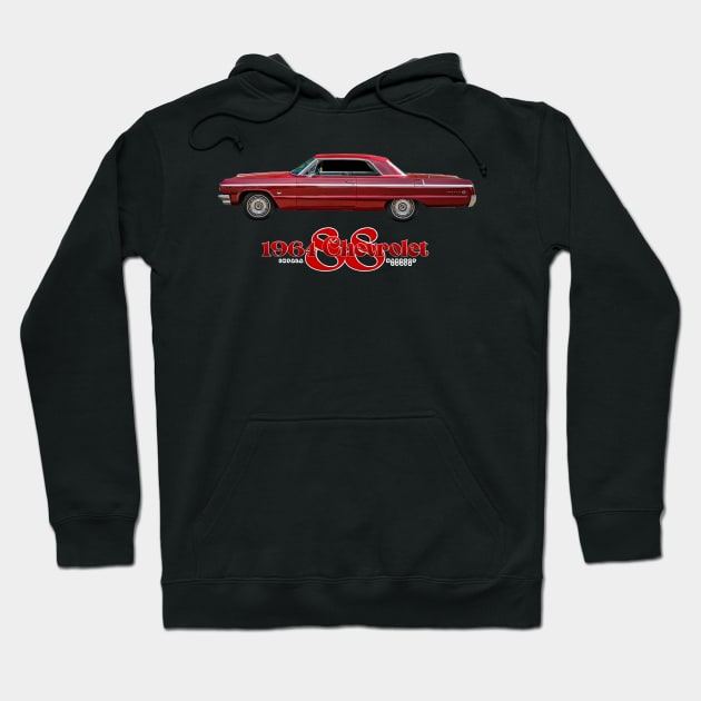 1964 Chevrolet Impala SS Hardtop Coupe Hoodie by Gestalt Imagery